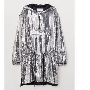 Moschino X h&m sequined hooded dress